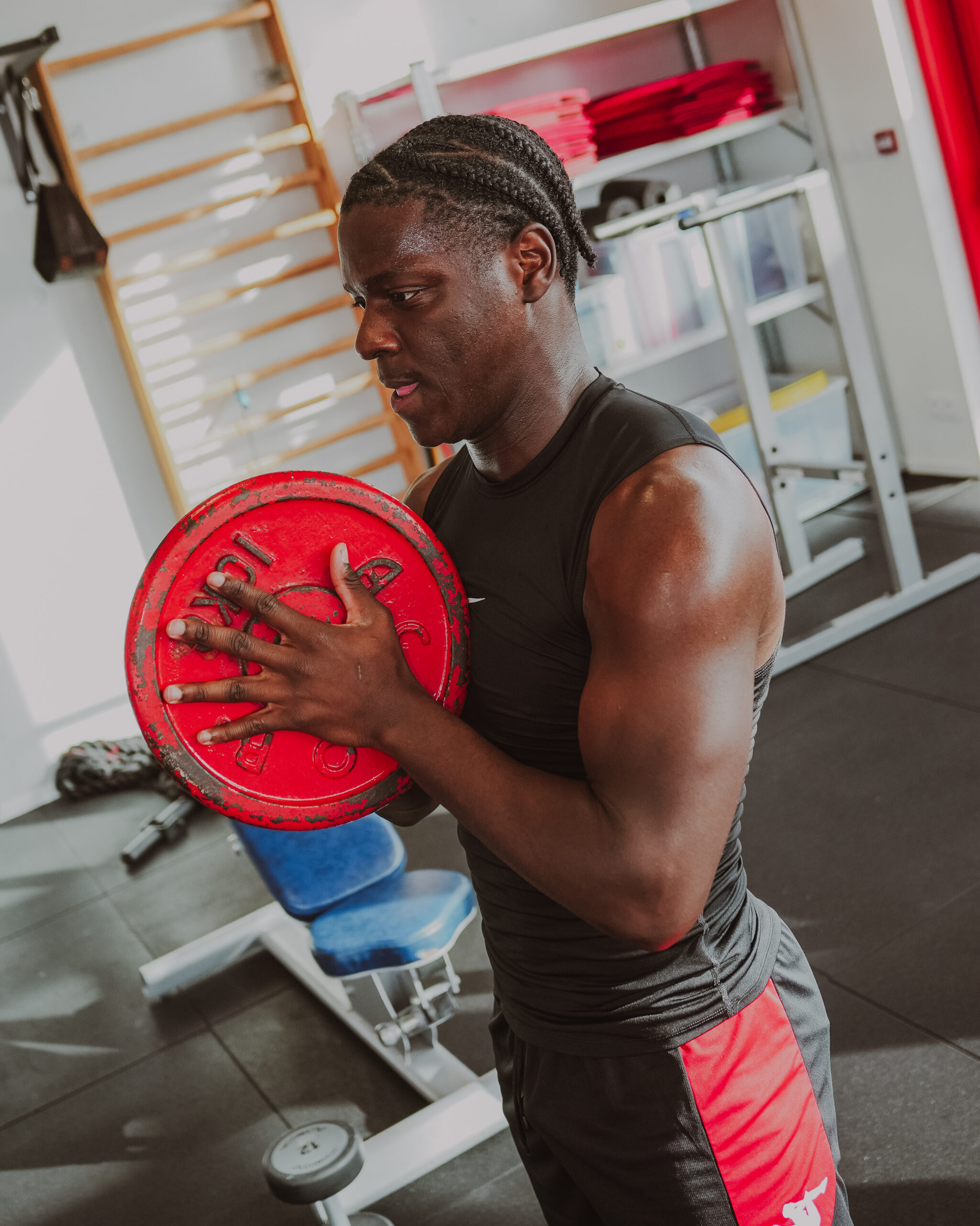 Freddy Mbemba - Travail en salle
